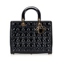 Dior Large Cannage Patent Lady Dior (SHG-9I0WKs)