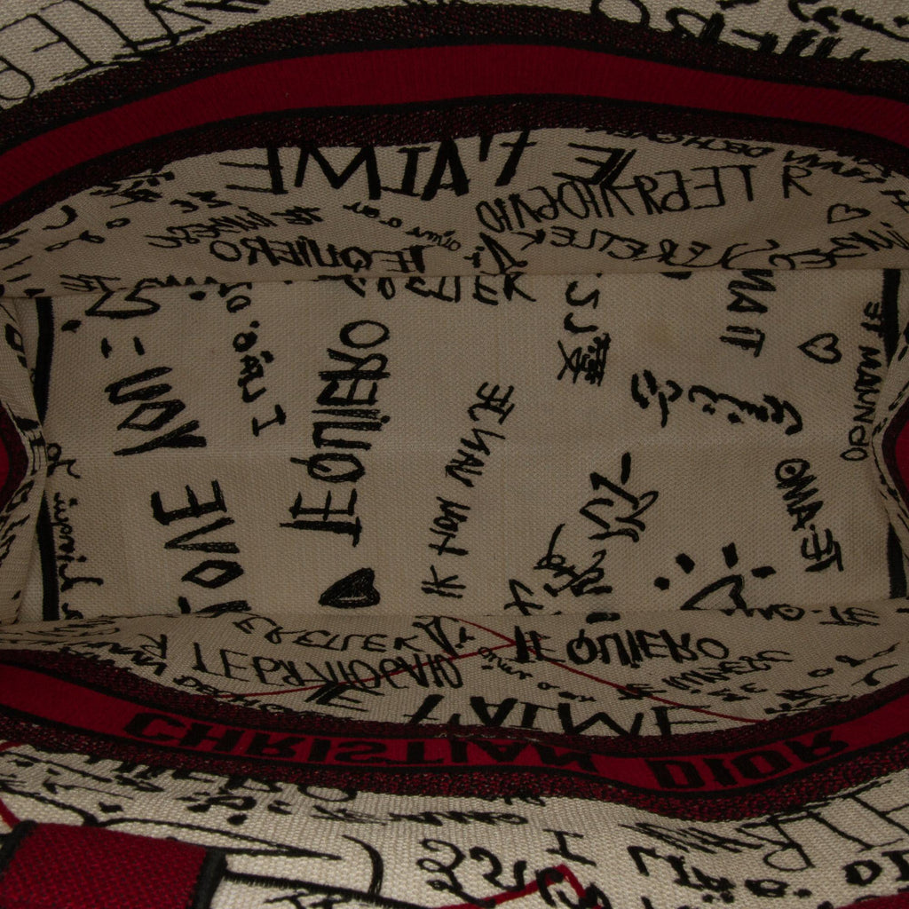 Dior Large DiorAmour Graffiti Book Tote (SHG-we6KId)