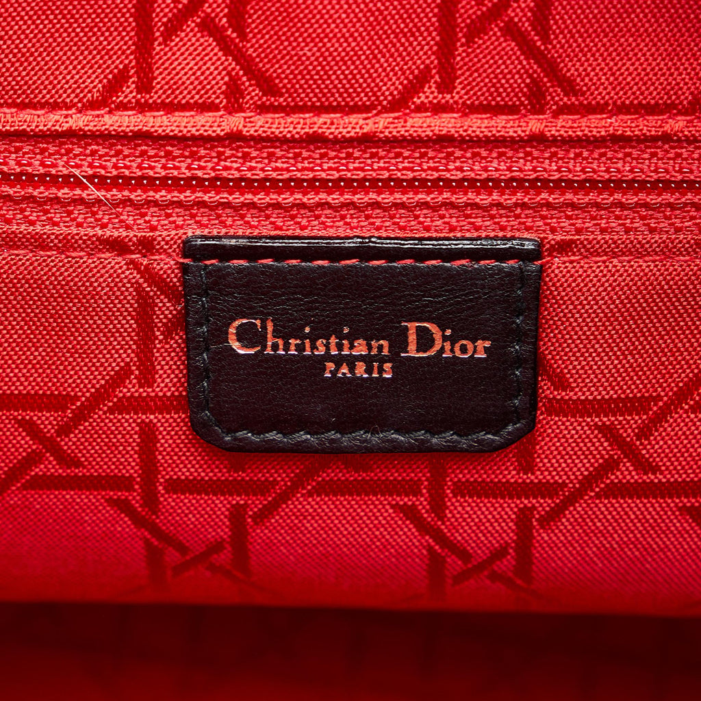 Dior Large Lambskin Cannage Lady Dior (SHG-V97ffY)