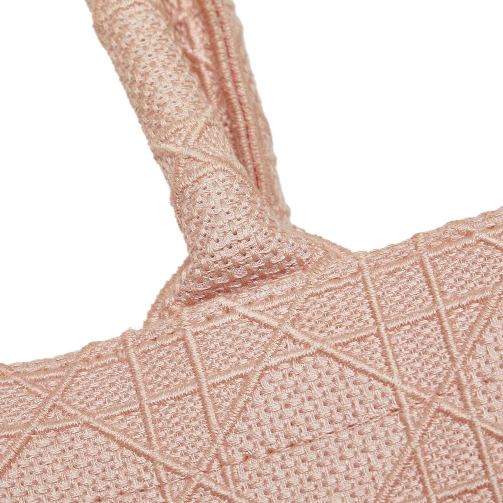 Dior Medium Cannage Embroidered Book Tote (SHG-LuB71h)