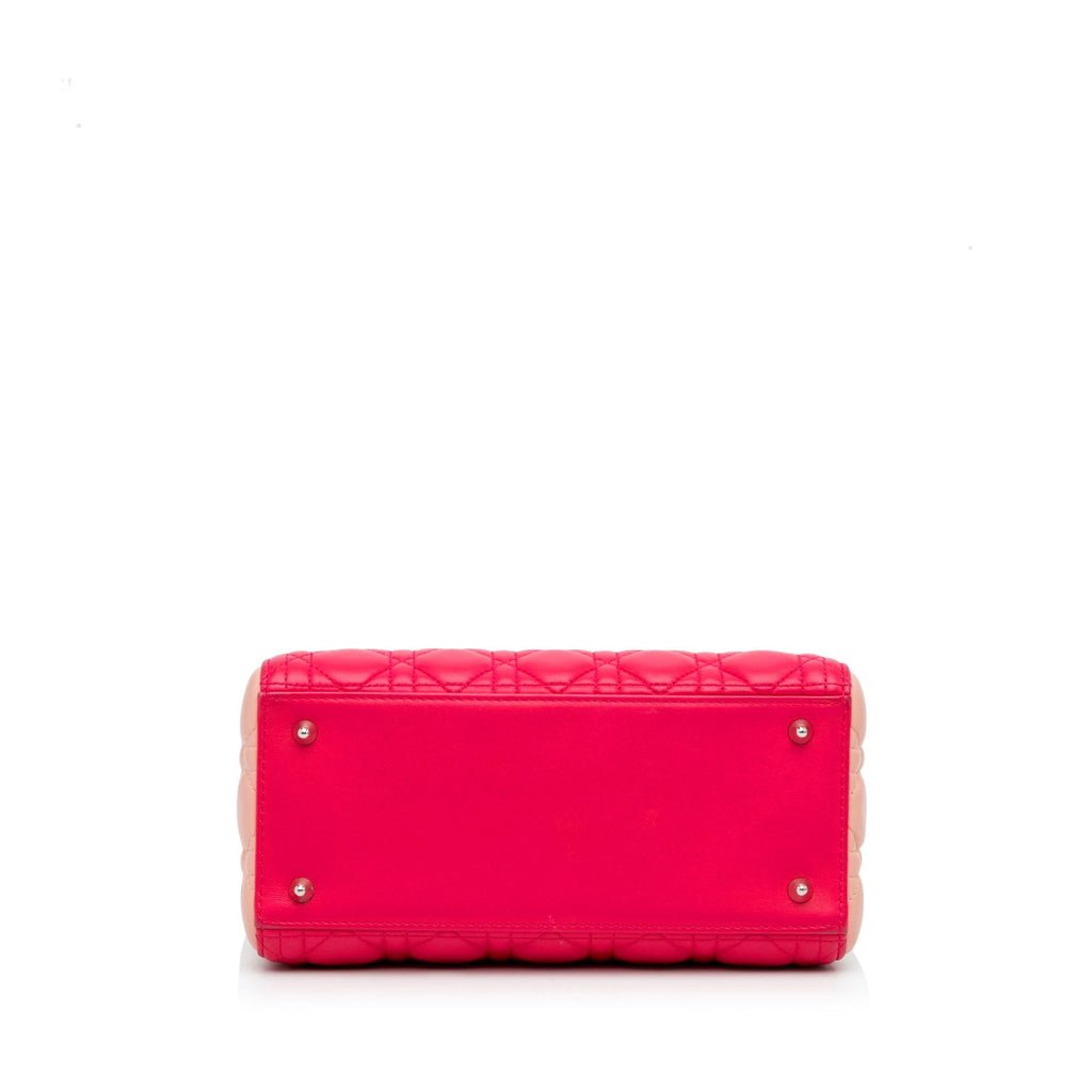 Dior Medium Cannage Lady Dior Tricolor (SHG-qn9TFz)