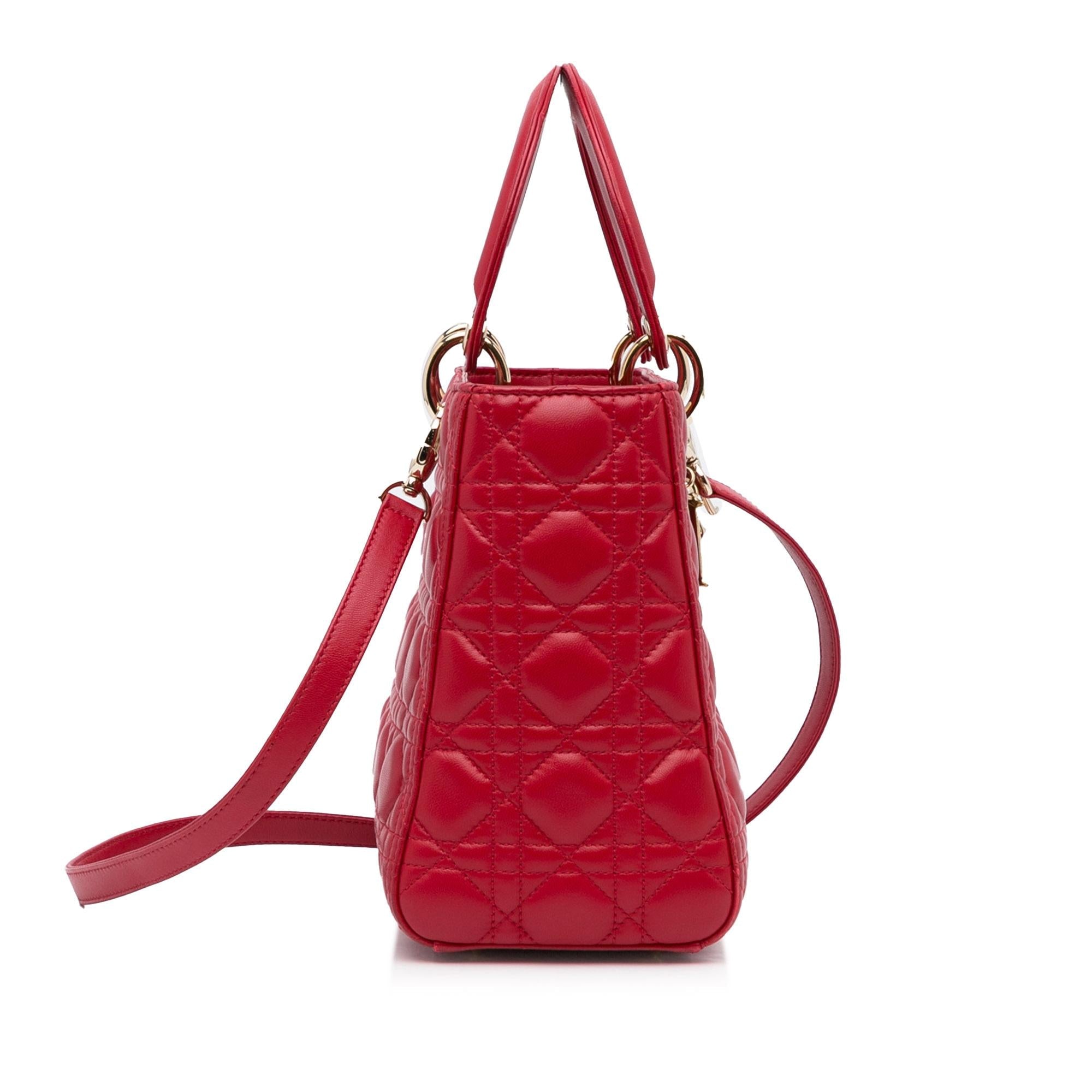 Dior Medium Cannage Lady Dior (SHG-Q2AcXK)
