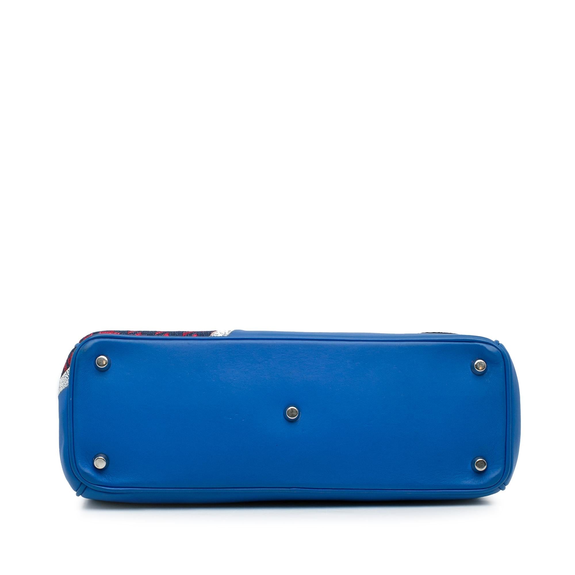 Dior Medium Embroidered Diorissimo Satchel (SHG-iJlPKD)