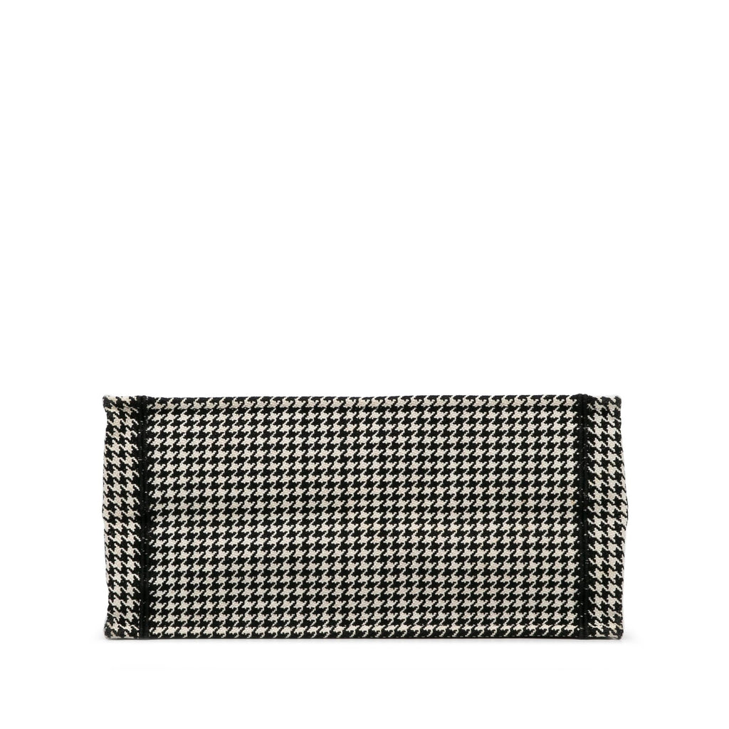 Dior Medium Houndstooth Embroidered Book Tote (SHG-g0s64t)
