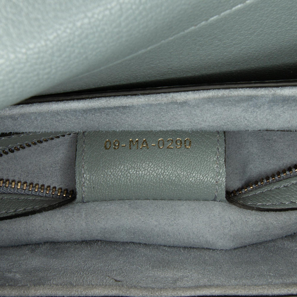 Dior Medium Leather Saddle Bag (SHG-rdD39t)