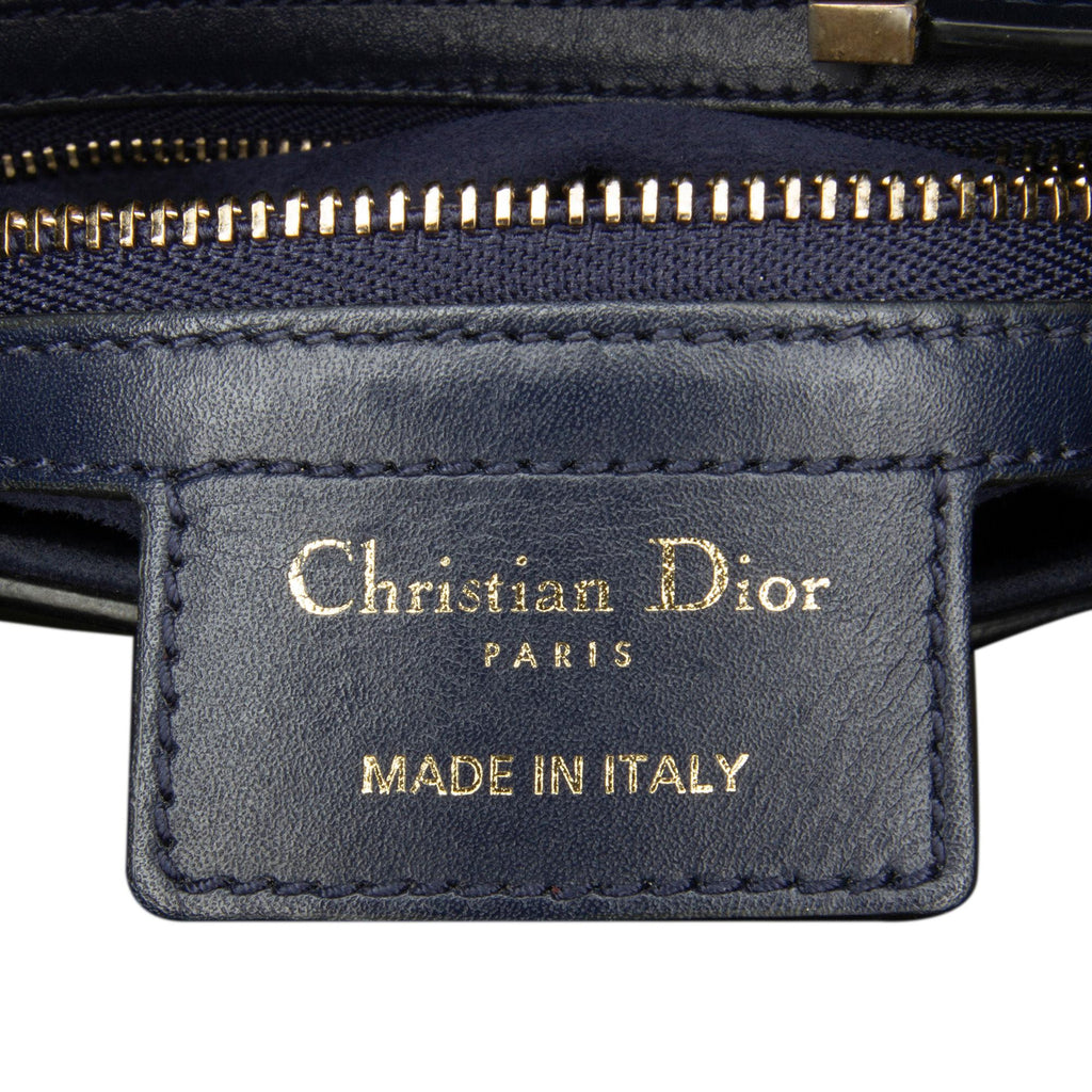 Dior Medium Leather Saddle Bag (SHG-cbSl9t)