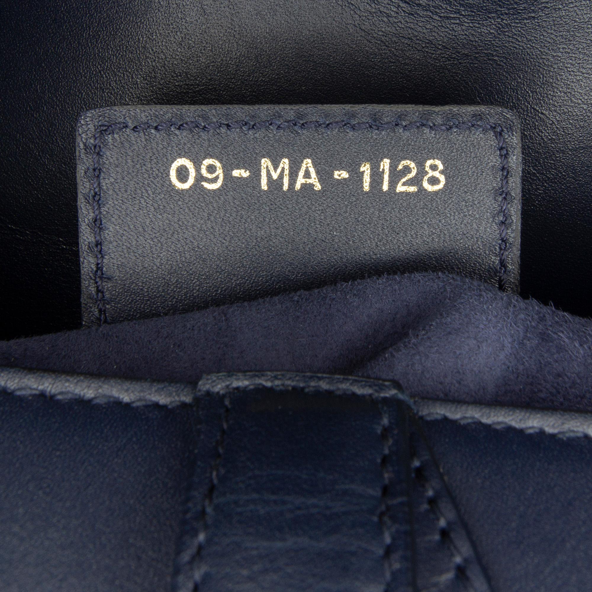 Dior Medium Leather Saddle Bag (SHG-cbSl9t)