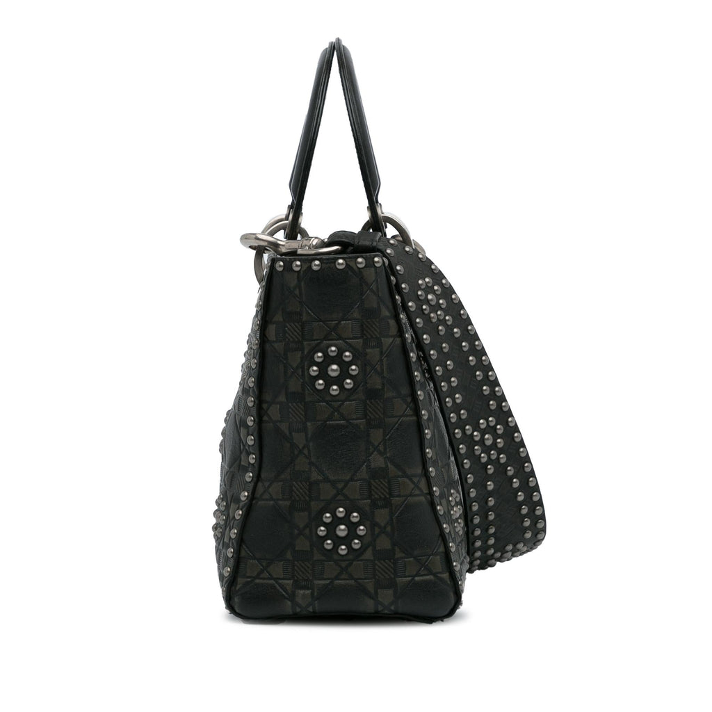 Dior Medium Studded Cannage Supple Lady Dior (SHG-SMh9P5)
