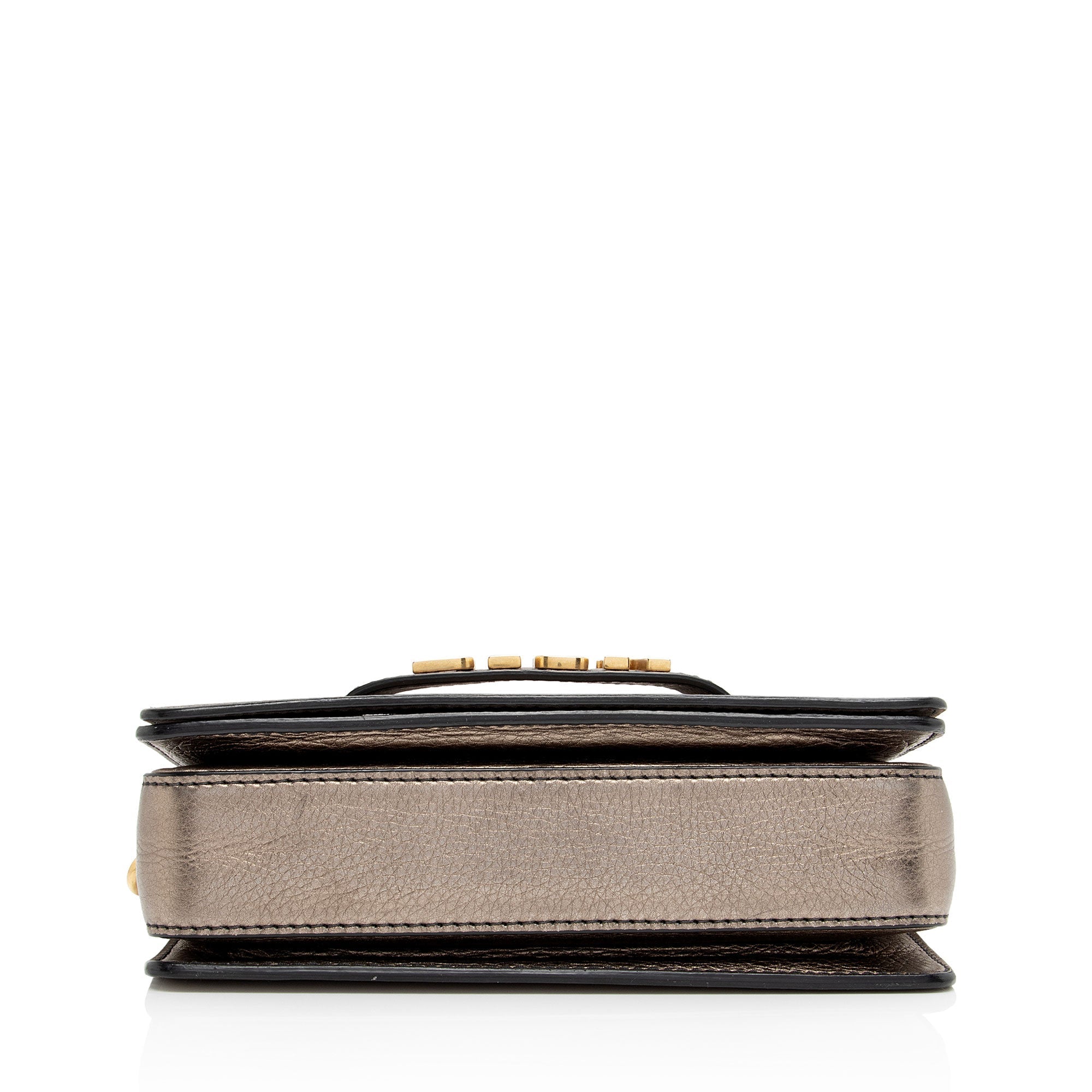 Dior Metallic Grained Calfskin Dio(R)evolution Flap Bag (SHF-ud74bp)