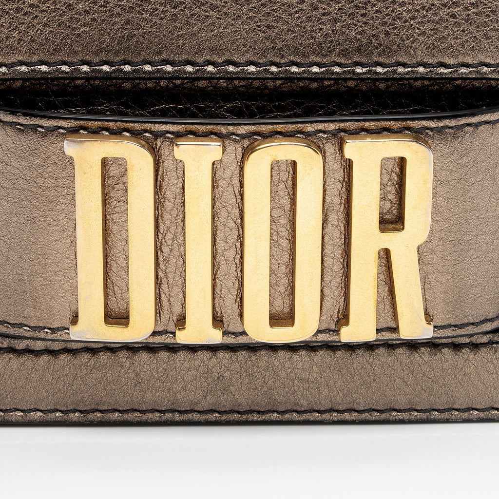 Dior Metallic Grained Calfskin Dio(R)evolution Flap Bag (SHF-ud74bp)