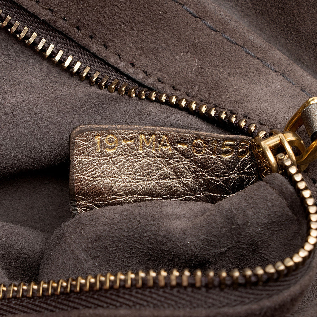 Dior Metallic Grained Calfskin Dio(R)evolution Flap Bag (SHF-ud74bp)