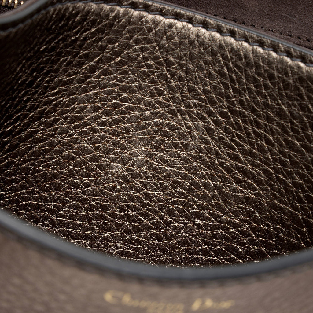 Dior Metallic Grained Calfskin Dio(R)evolution Flap Bag (SHF-ud74bp)