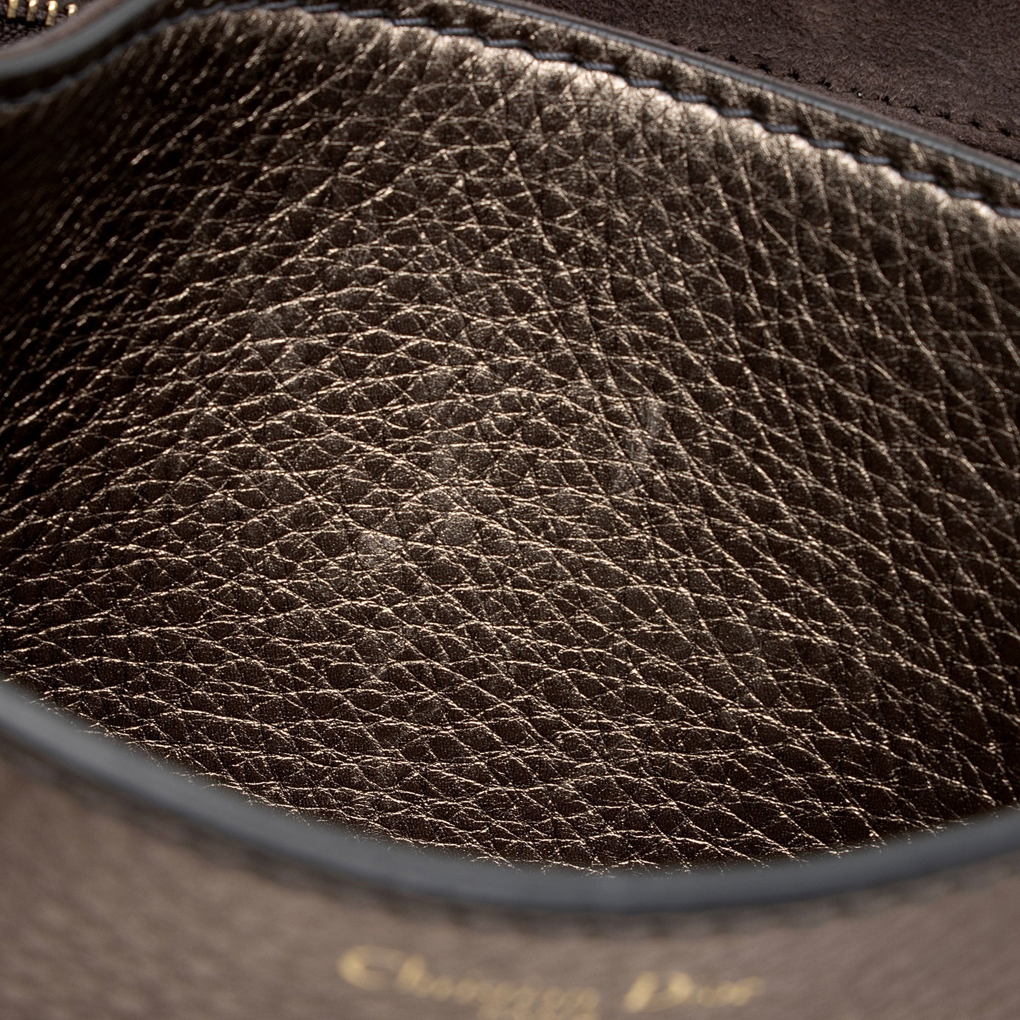 Dior Metallic Grained Calfskin Dio(R)evolution Flap Bag (SHF-ud74bp)