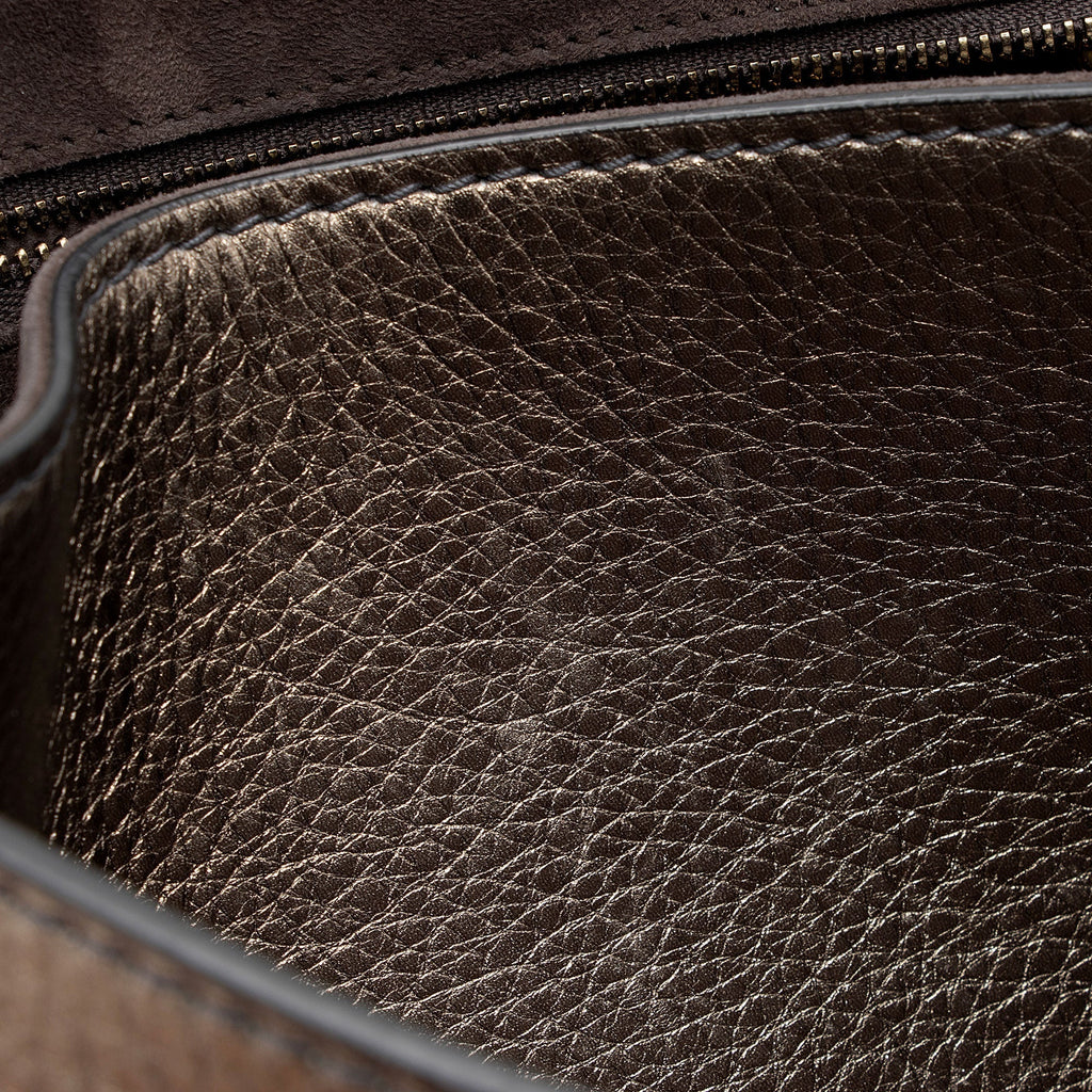 Dior Metallic Grained Calfskin Dio(R)evolution Flap Bag (SHF-ud74bp)