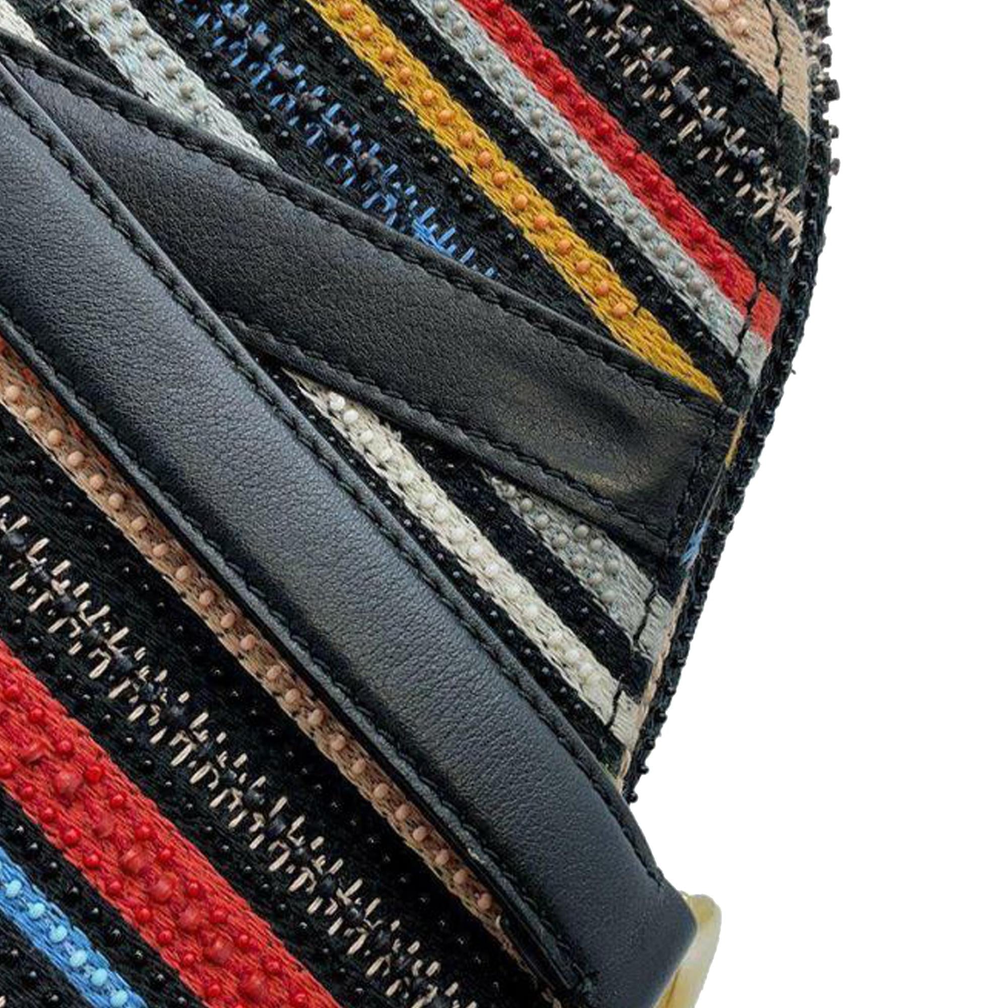 Dior Mini Beaded Canvas Striped Saddle (SHG-uTwXUN)