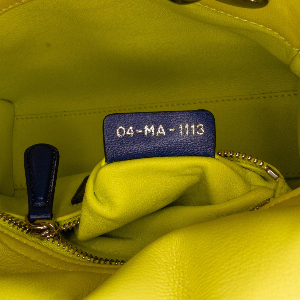 Dior Mini Lambskin Cannage Lady Dior Tricolor (SHG-mXgK8D)