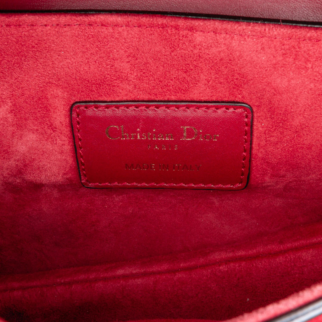 Dior Mini Leather Saddle Bag (SHG-1hjBOQ)
