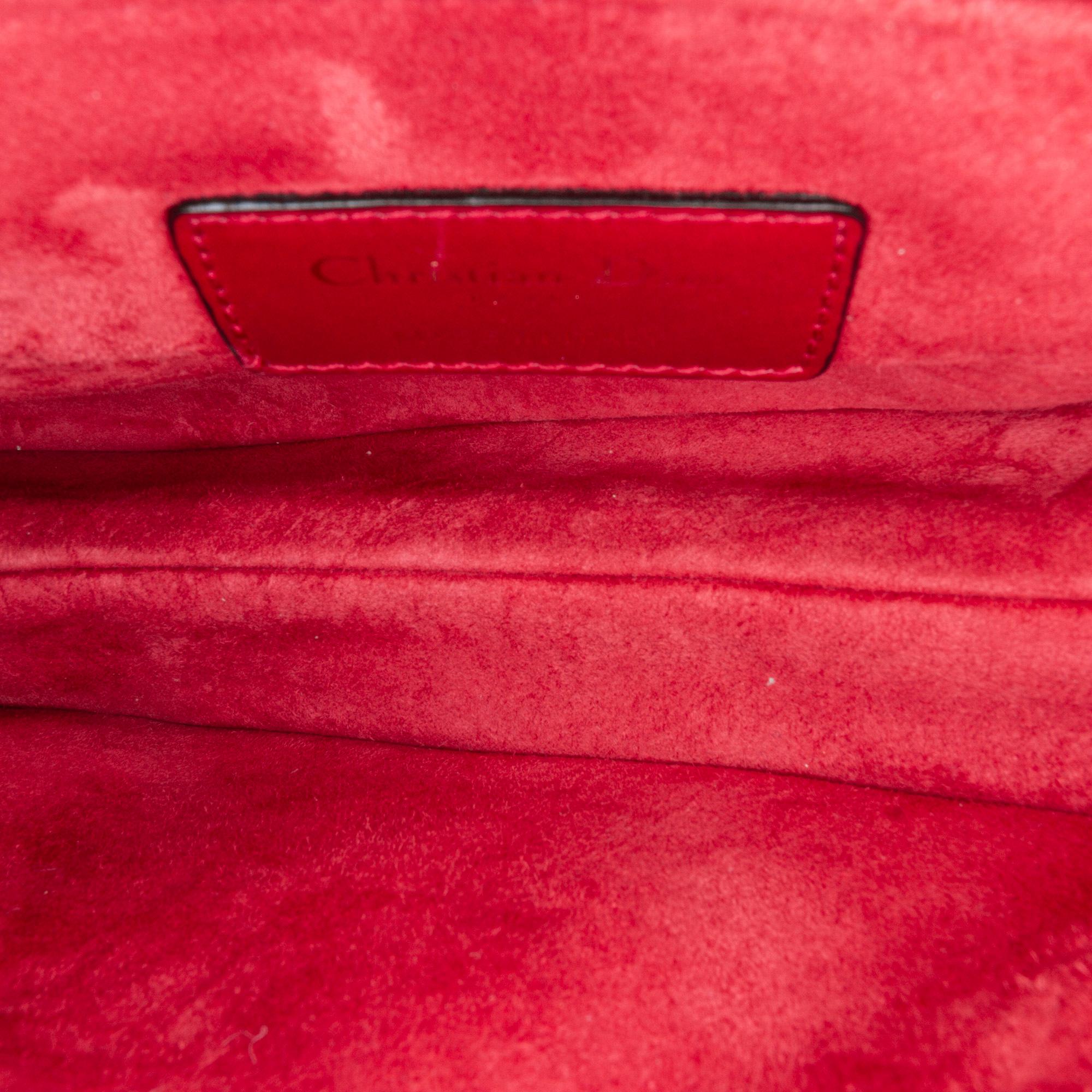 Dior Mini Leather Saddle Bag (SHG-1hjBOQ)