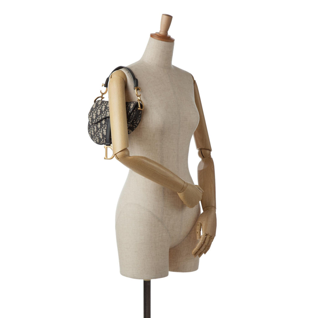 Dior Mini Oblique Saddle (SHG-h5u4Hx)