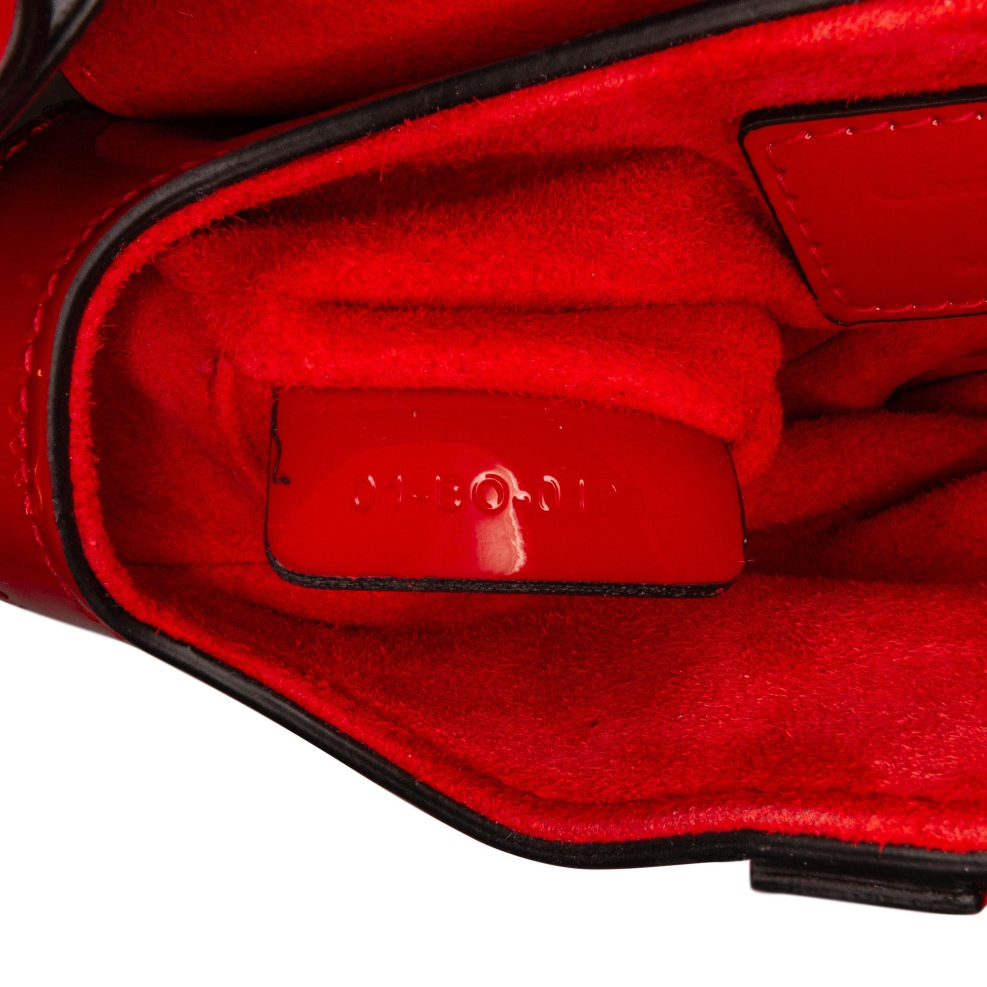 Dior Mini Saddle Patent Shoulder Bag (SHG-sOcB1B)