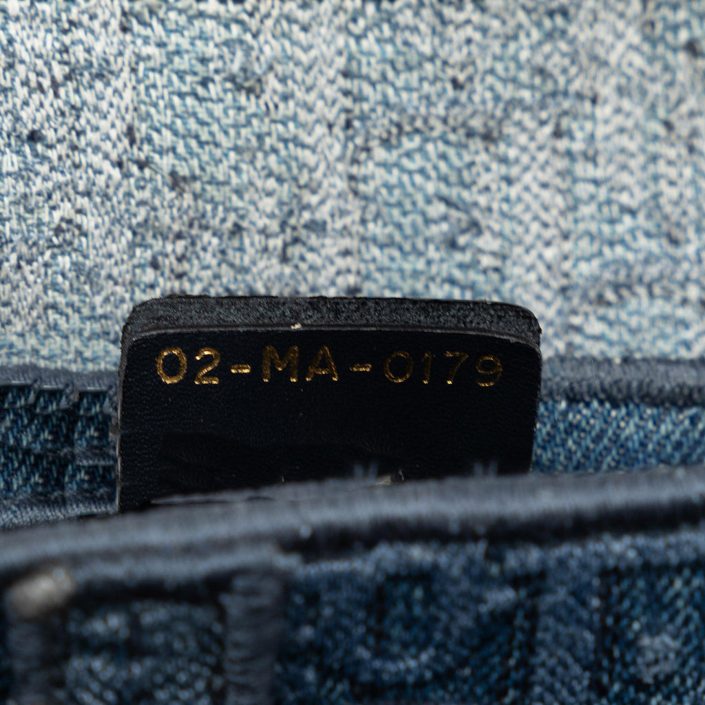 Dior Oblique Denim Saddle Bag (SHG-tFXGoz)