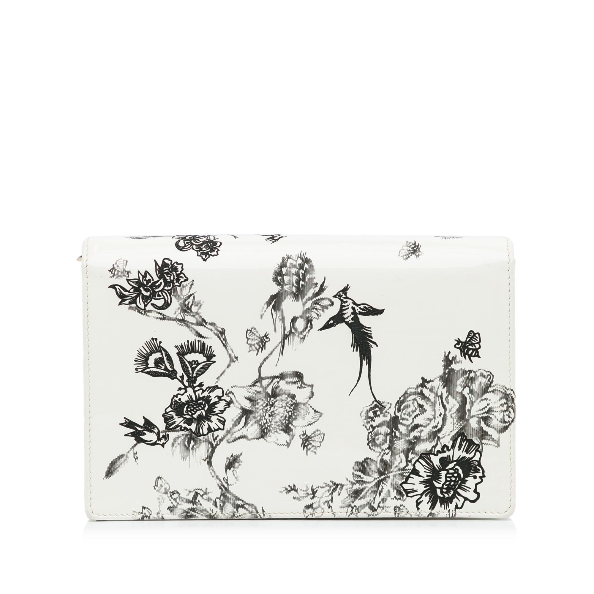 Dior Patent Diorama Toile de Jouy Clutch (SHG-RGybns)