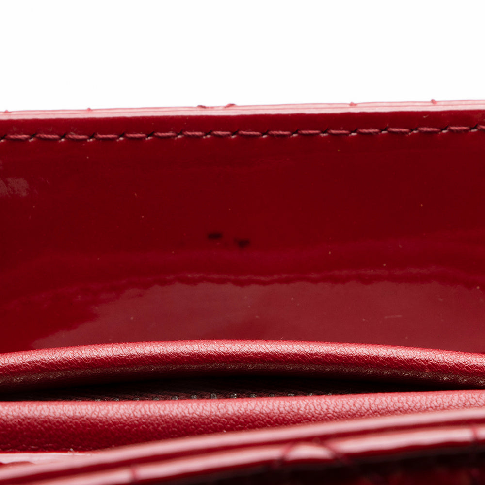 Dior Patent Leather Lady Dior Large Tote (SHF-17791)