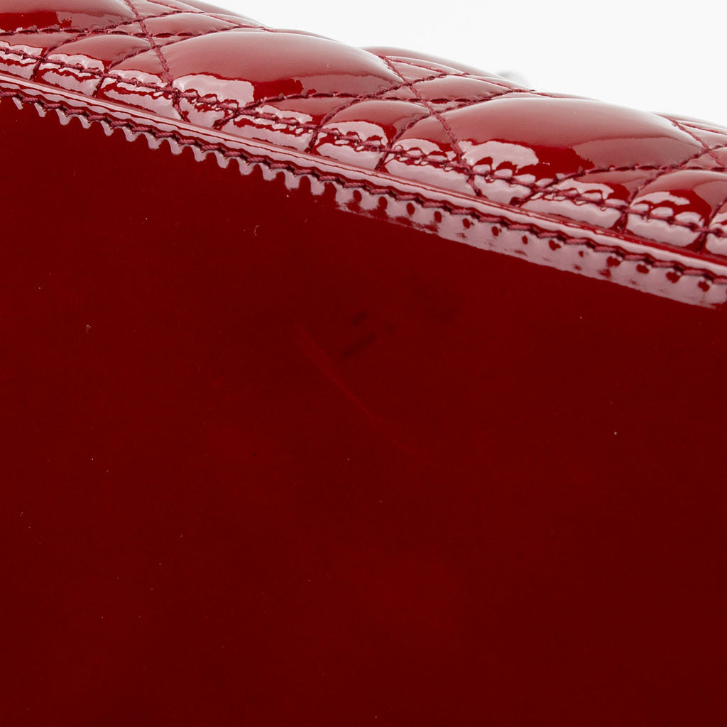 Dior Patent Leather Lady Dior Medium Tote (SHF-oTNfYB)