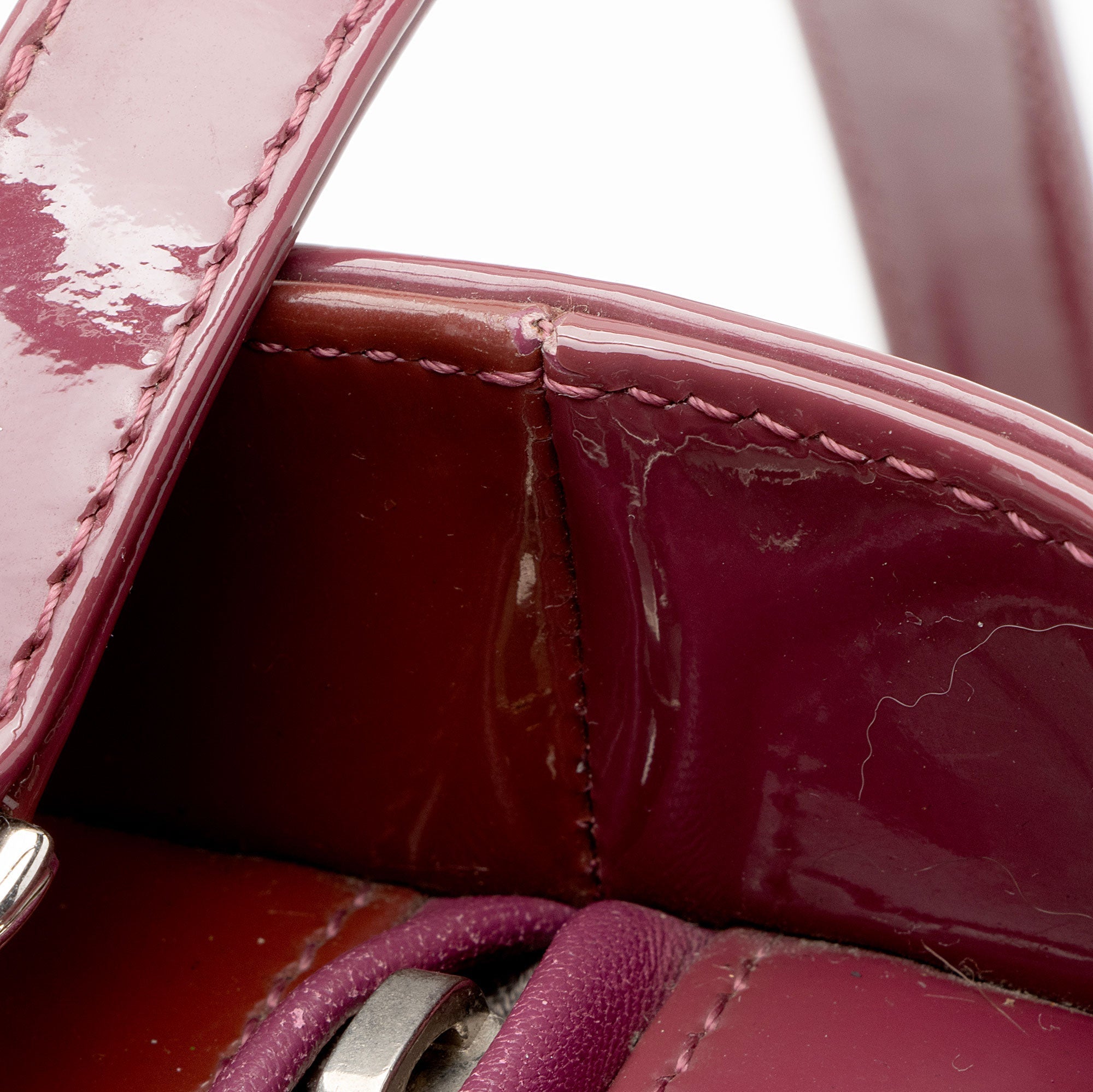 Dior Patent Leather Lady Dior Medium Tote (SHF-Tr4vgf)