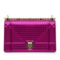 Dior Patent Microcannage Diorama Crossbody Bag (SHG-D2JEVN)