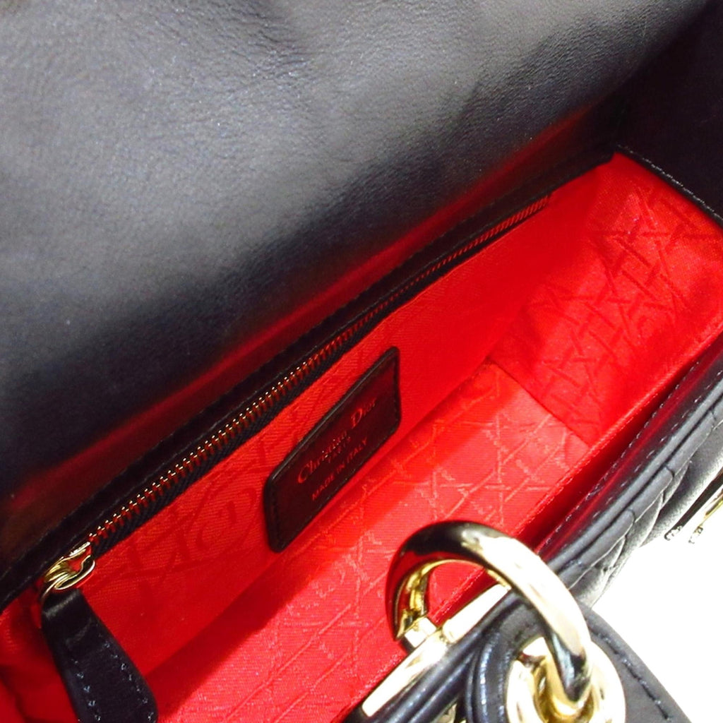 Dior Small Cannage Lambskin Lady Dior (SHG-pi3chu)