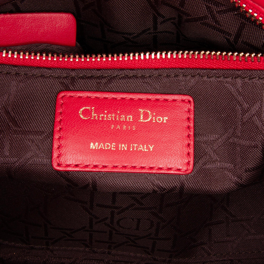 Dior Small Lambskin Cannage Lady Dior (SHG-ZSSZpd)
