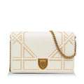 Dior Studded Diorama Wallet on Chain (SHG-Y3PaD4)