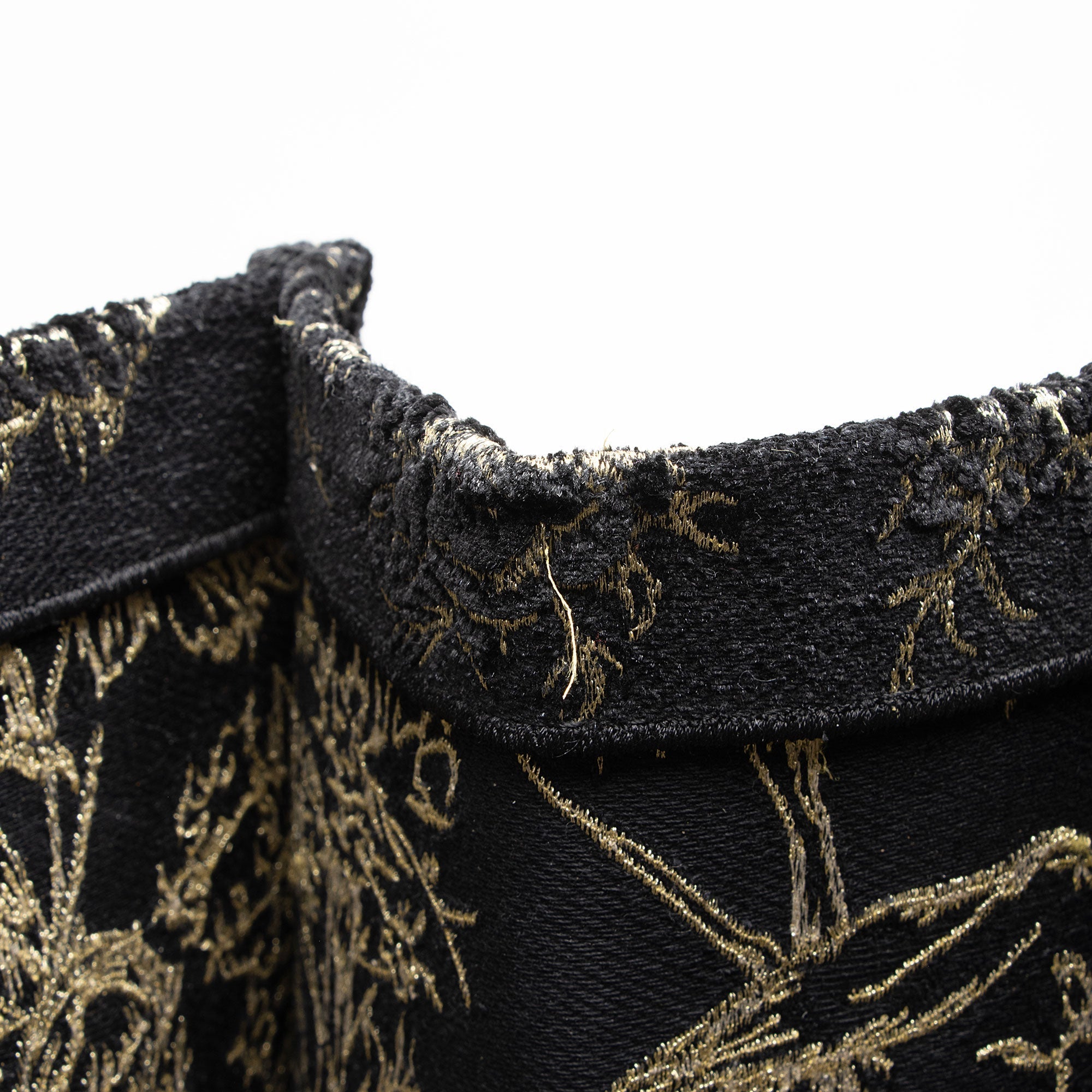 Dior Velvet Jardin d'Hiver Large Book Tote (SHF-6hqWXM)