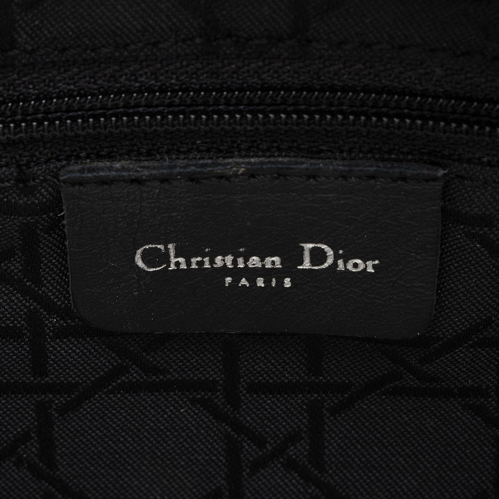 Dior Vintage Canvas Leopard Lady Dior Large Tote (SHF-ec5zqj)
