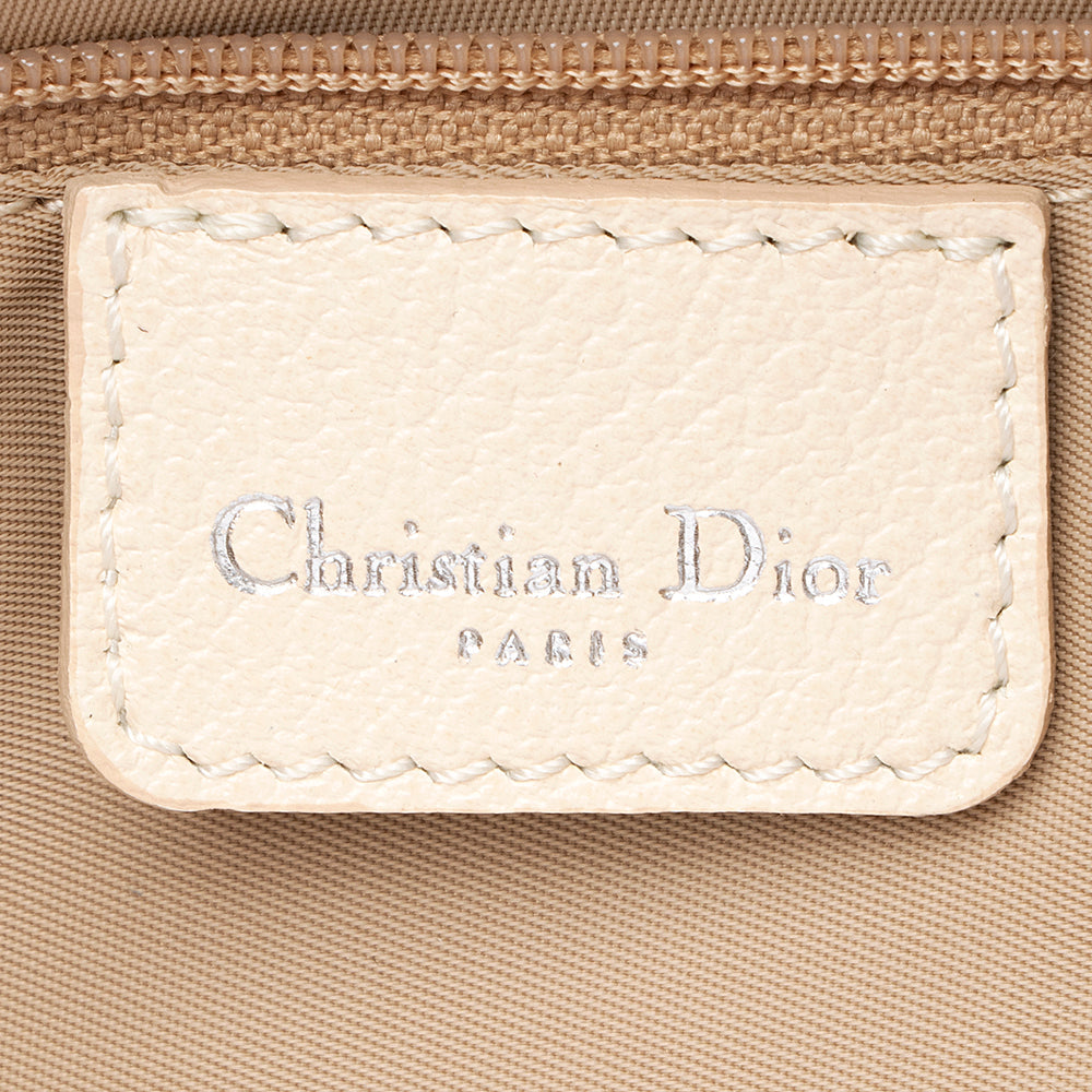 Dior Vintage Embroidered Flowers Satchel (SHF-21051)