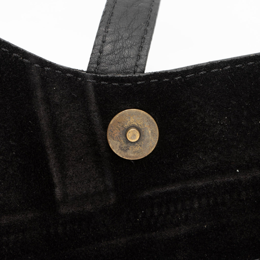 Dior Vintage Leather Baudrier Saddle Bag (SHF-uAI7sS)