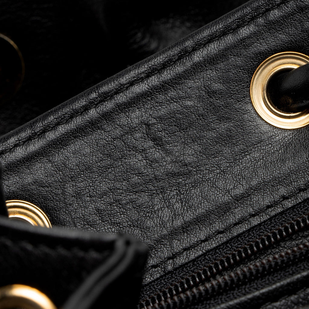 Dior Vintage Leather CD Flap Backpack (SHF-1nqomR)