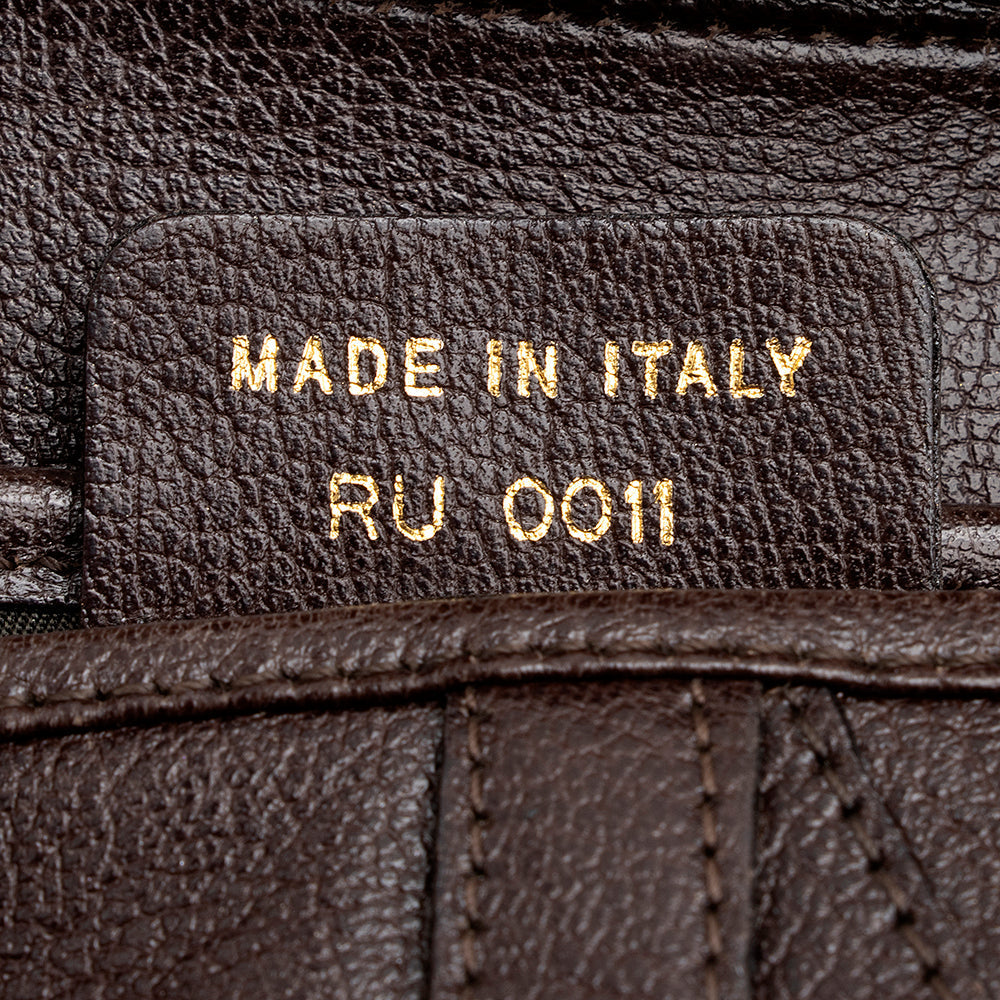 Dior Vintage Leather Saddle Bag (SHF-19036)