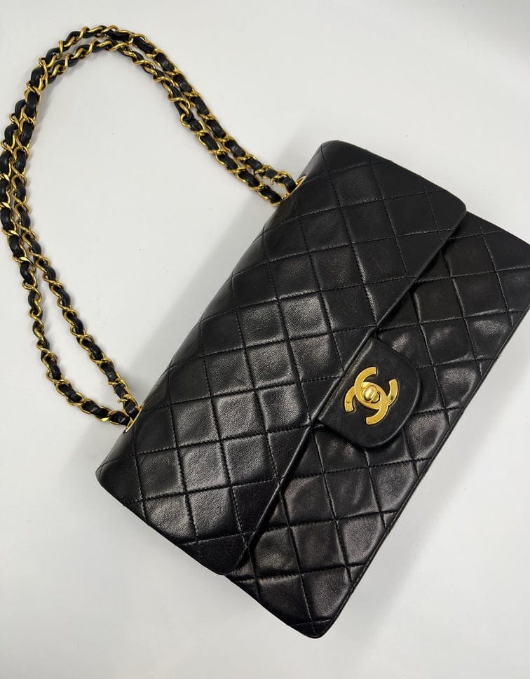 Chanel Classic Double Flap Medium Bag with 24k gold plated hardware