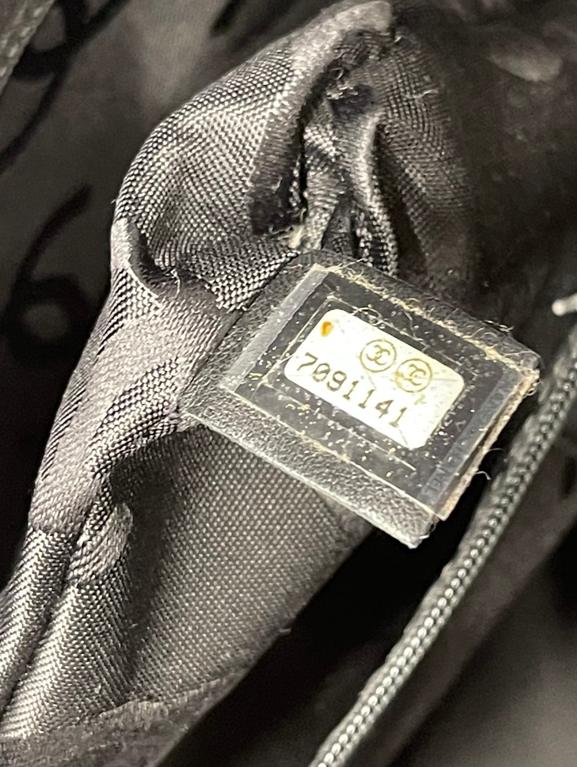 Chanel Wild Stitch Boston Black Tote