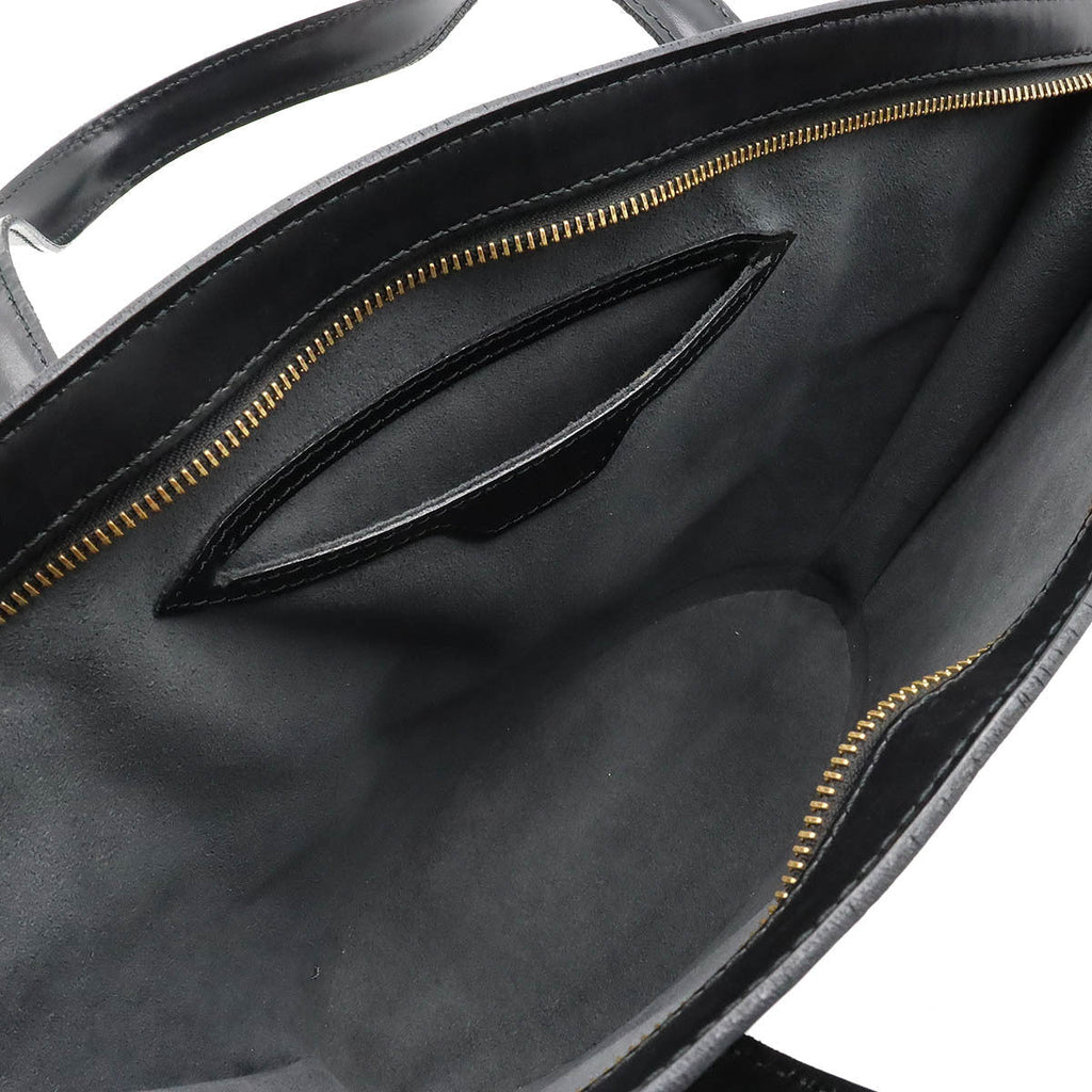 Louis Vuitton Epi Saint-Jacques Handbag Tote Bag Leather Noir M52272