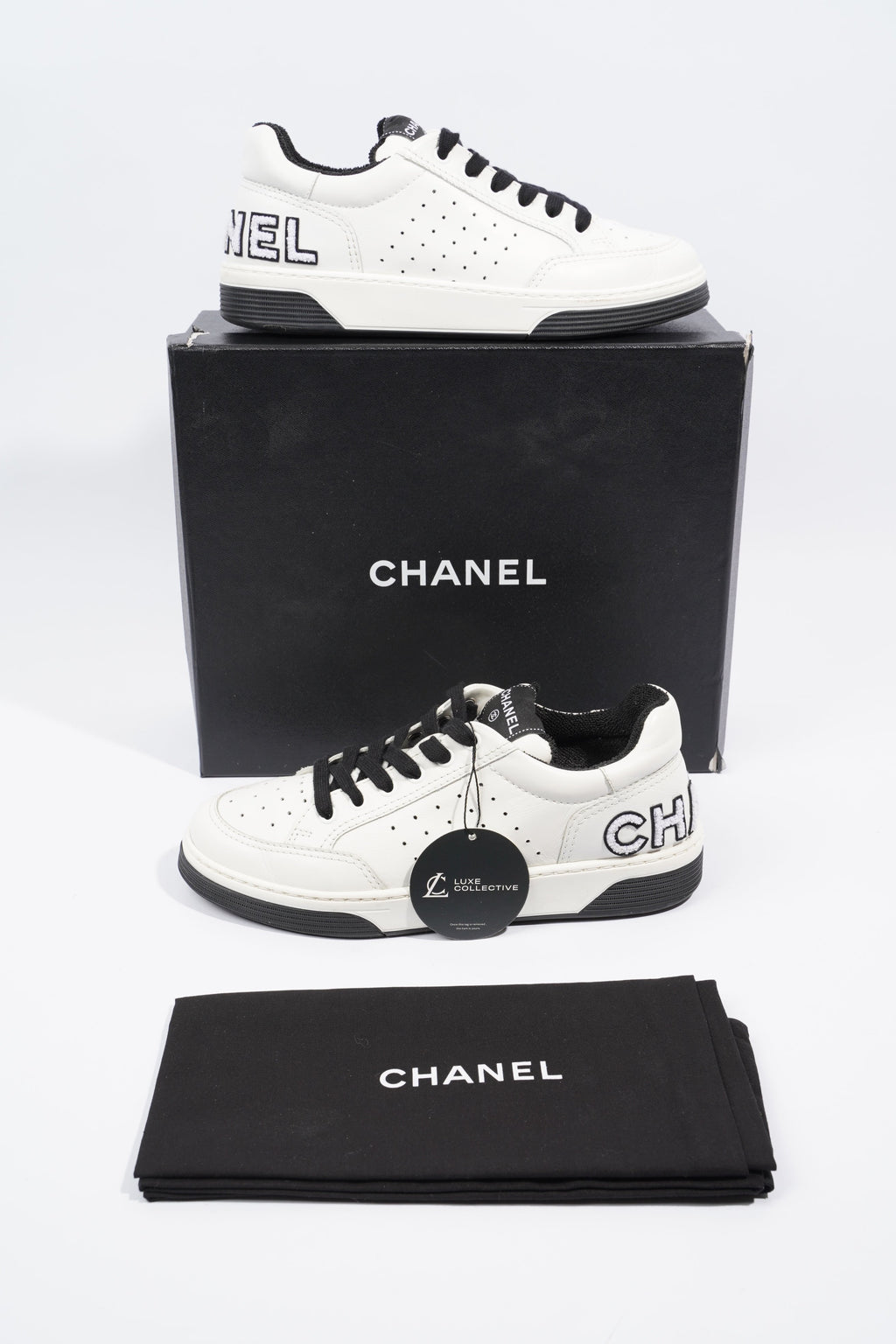 Chanel Chanel Logo White EU 39.5 UK 6.5