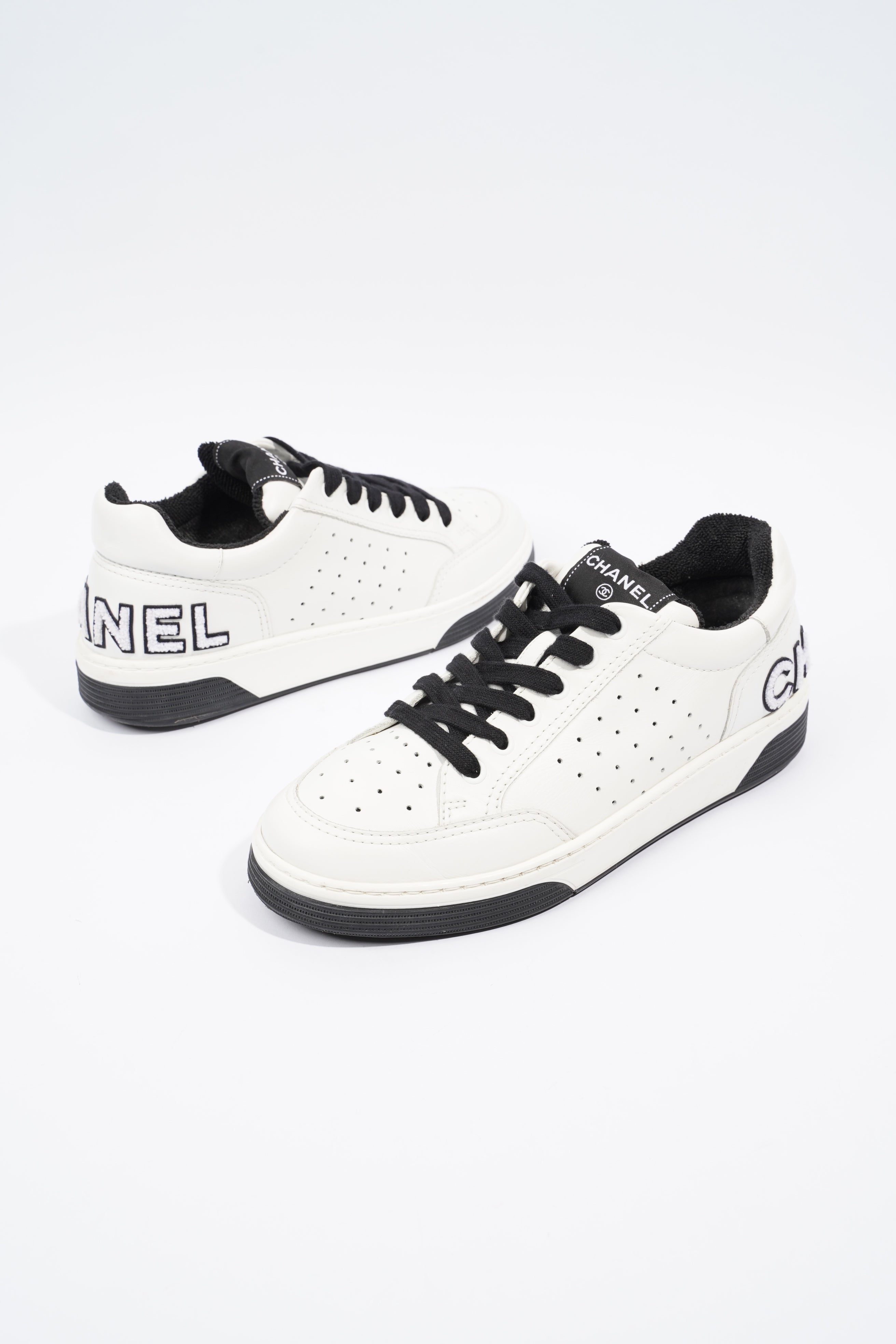 Chanel Chanel Logo White EU 39.5 UK 6.5