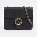 Gucci Interlocking Bag Black Leather Small