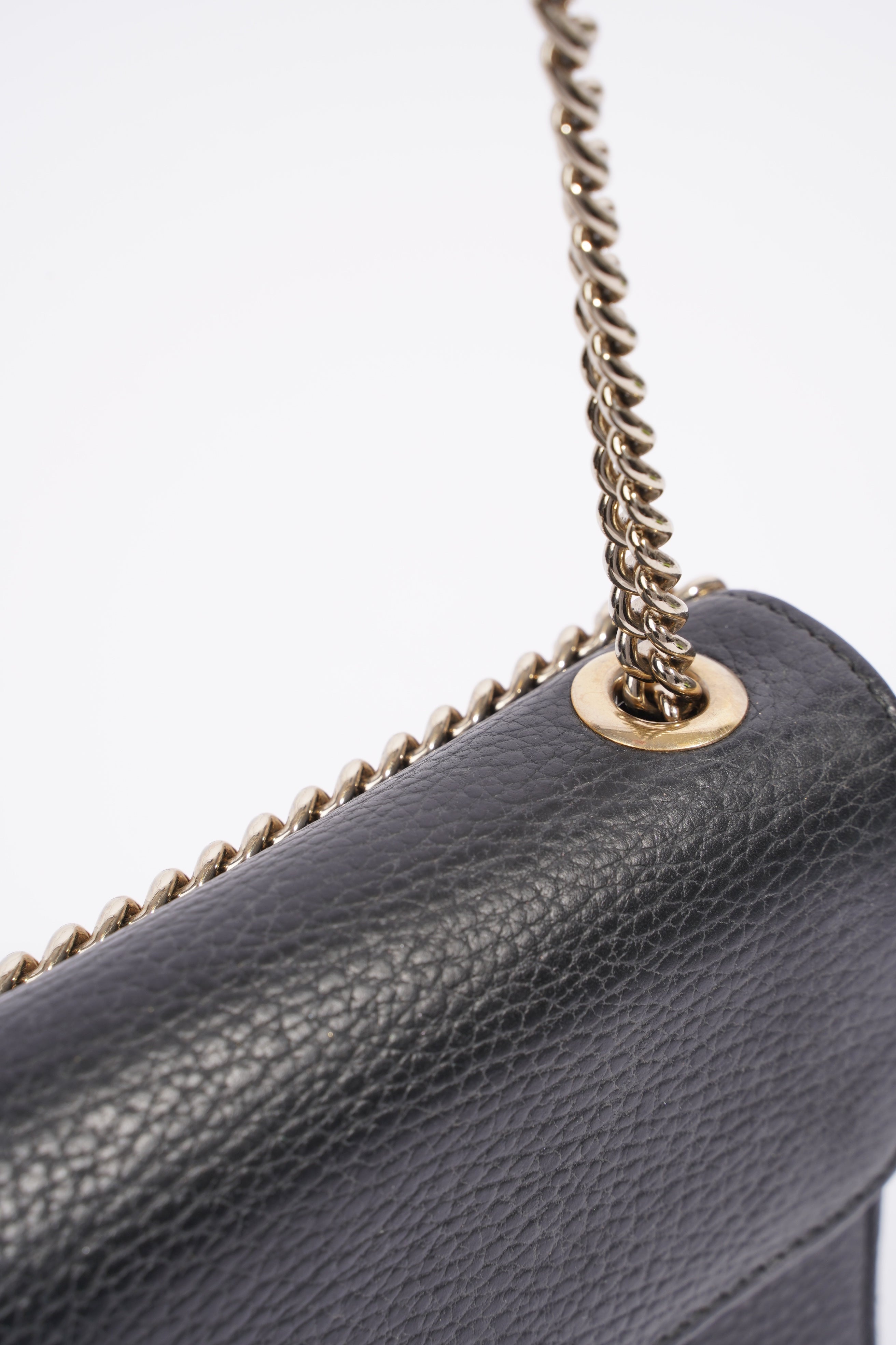 Gucci Interlocking Bag Black Leather Small