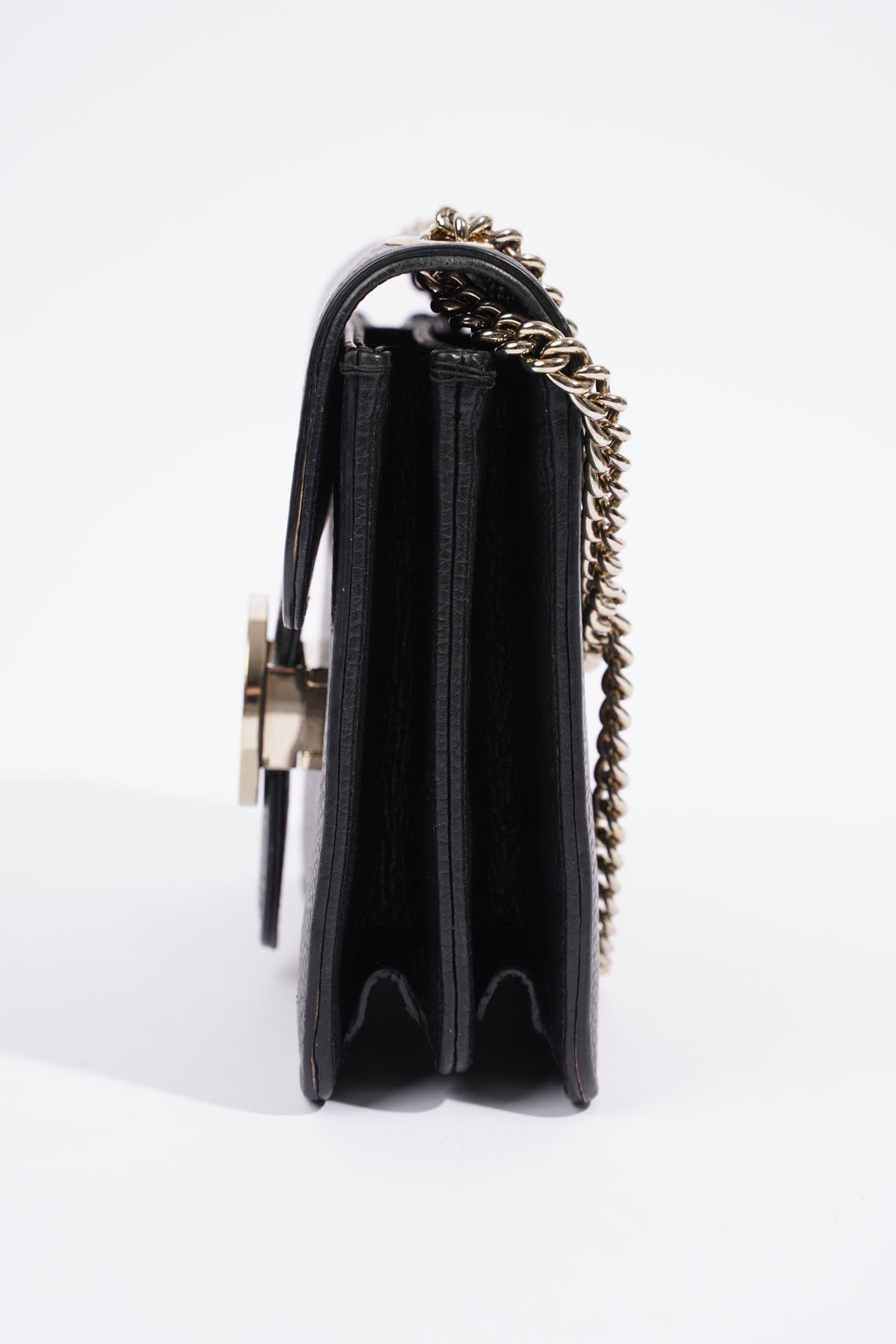 Gucci Interlocking Bag Black Leather Small