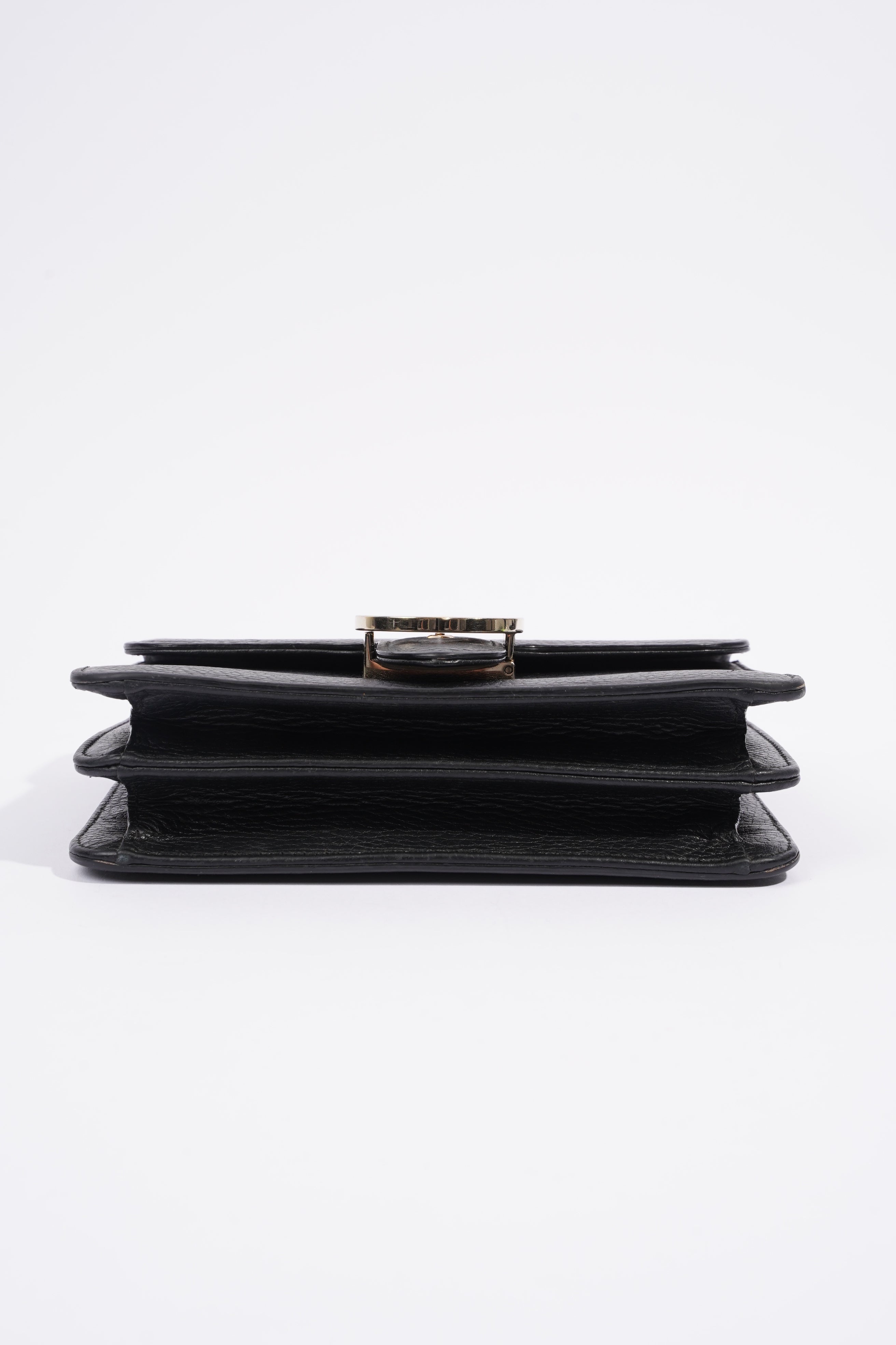 Gucci Interlocking Bag Black Leather Small