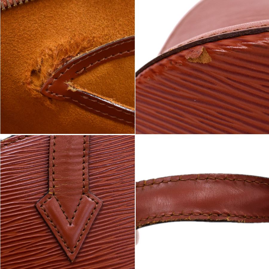 Louis Vuitton Saint Jacques PM Handbag Epi Kenya Brown M52273