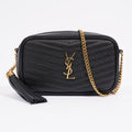 Saint Laurent Lou Mini Camera Bag Black Leather